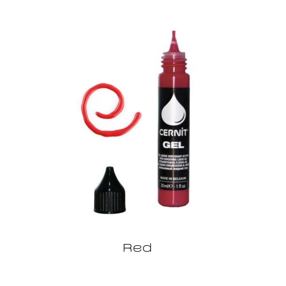 Cernit Gel Liquid Polymer Clay 30ml | Red - 