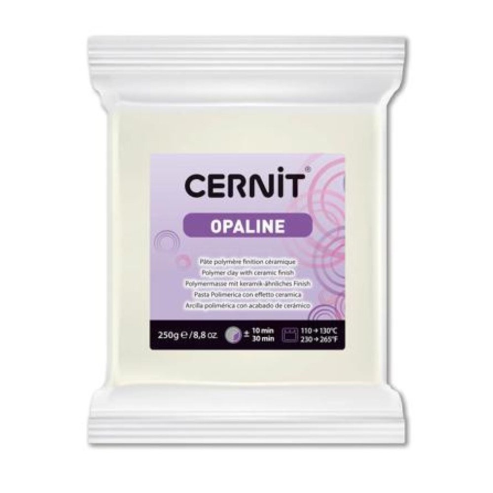 Cernit Polymer Clay 250g | Opaline - 010 White - 