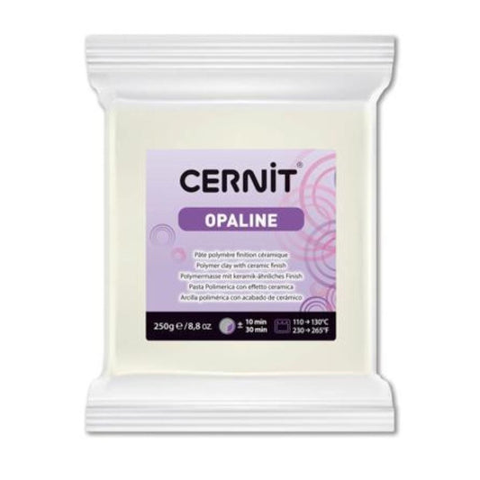 Cernit Polymer Clay 250g | Opaline - 010 White - 