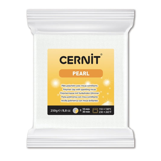 Cernit Polymer Clay 250g | Pearl - 085 Pearl White. -