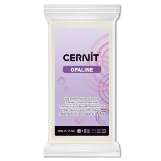 Cernit Polymer Clay 500g | Opaline - 010 White - 