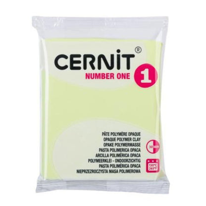 Cernit Polymer Clay 56g | Number One - 731 Pastel Yellow - 