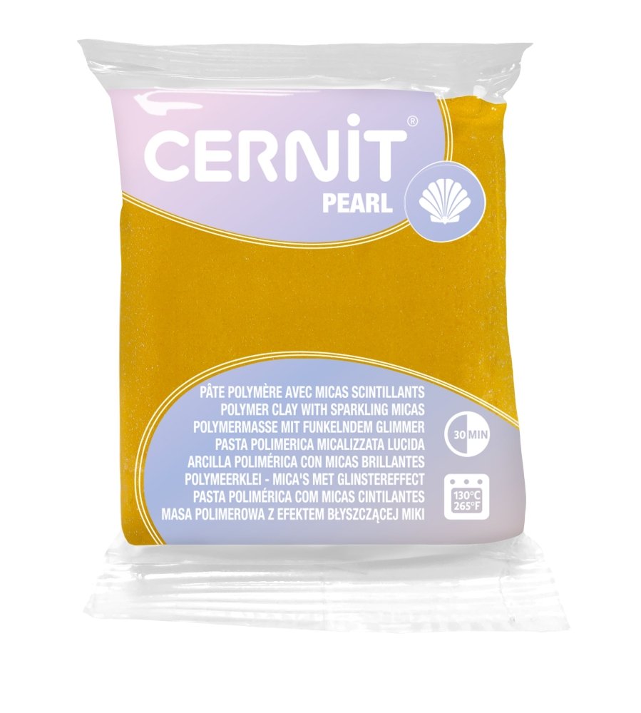 Cernit Polymer Clay 56g | Pearl - 700 Yellow -