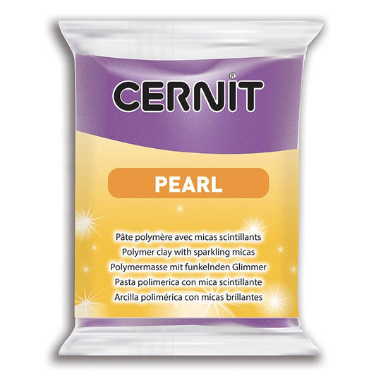 Cernit Polymer Clay 56g | Pearl - 900 Violet - 