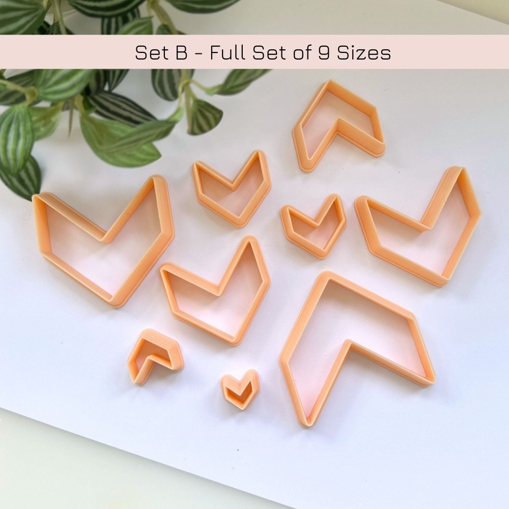 Chevron Clay Cutter | Arrow Shape - 