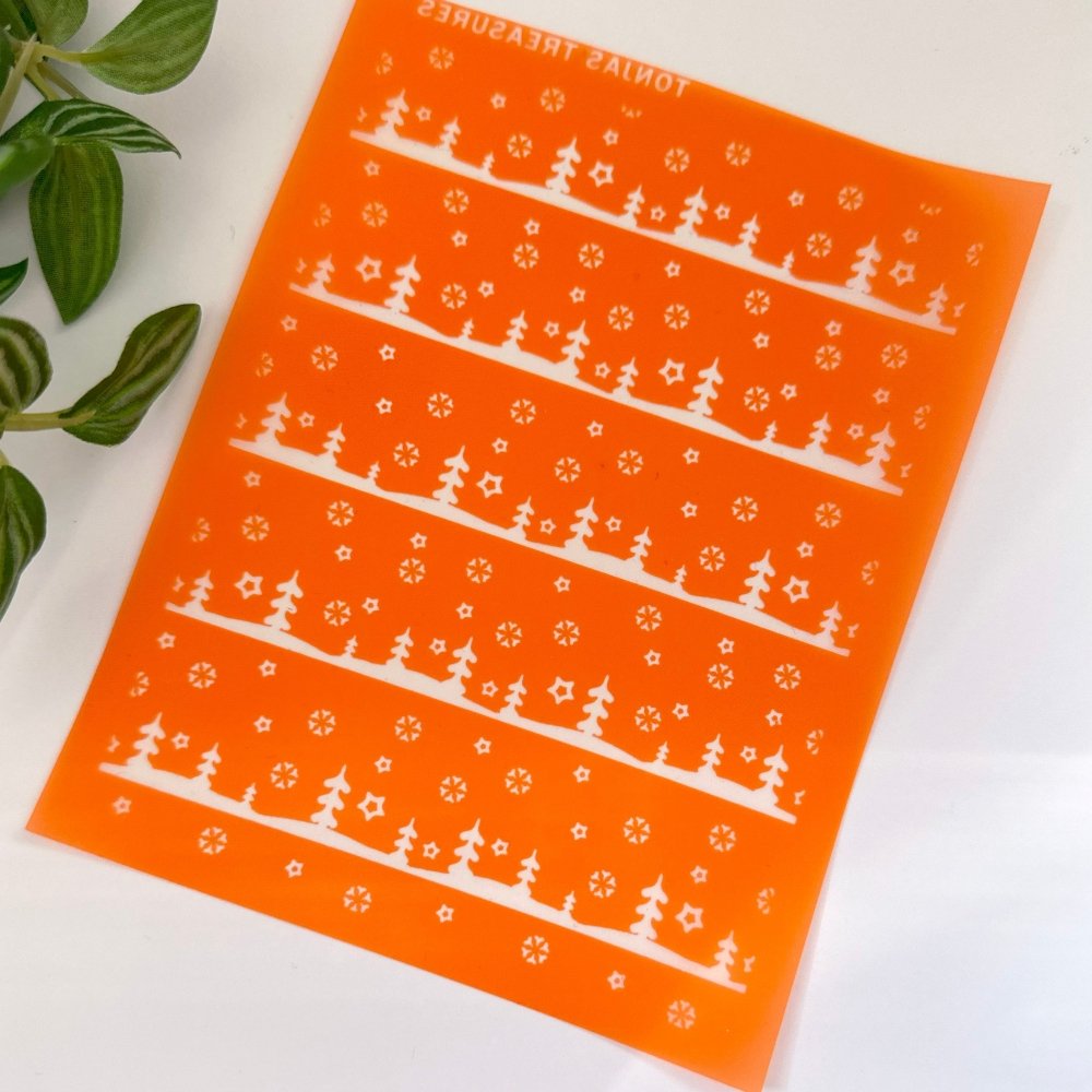 Christmas Tree Silhouette Silkscreen - 