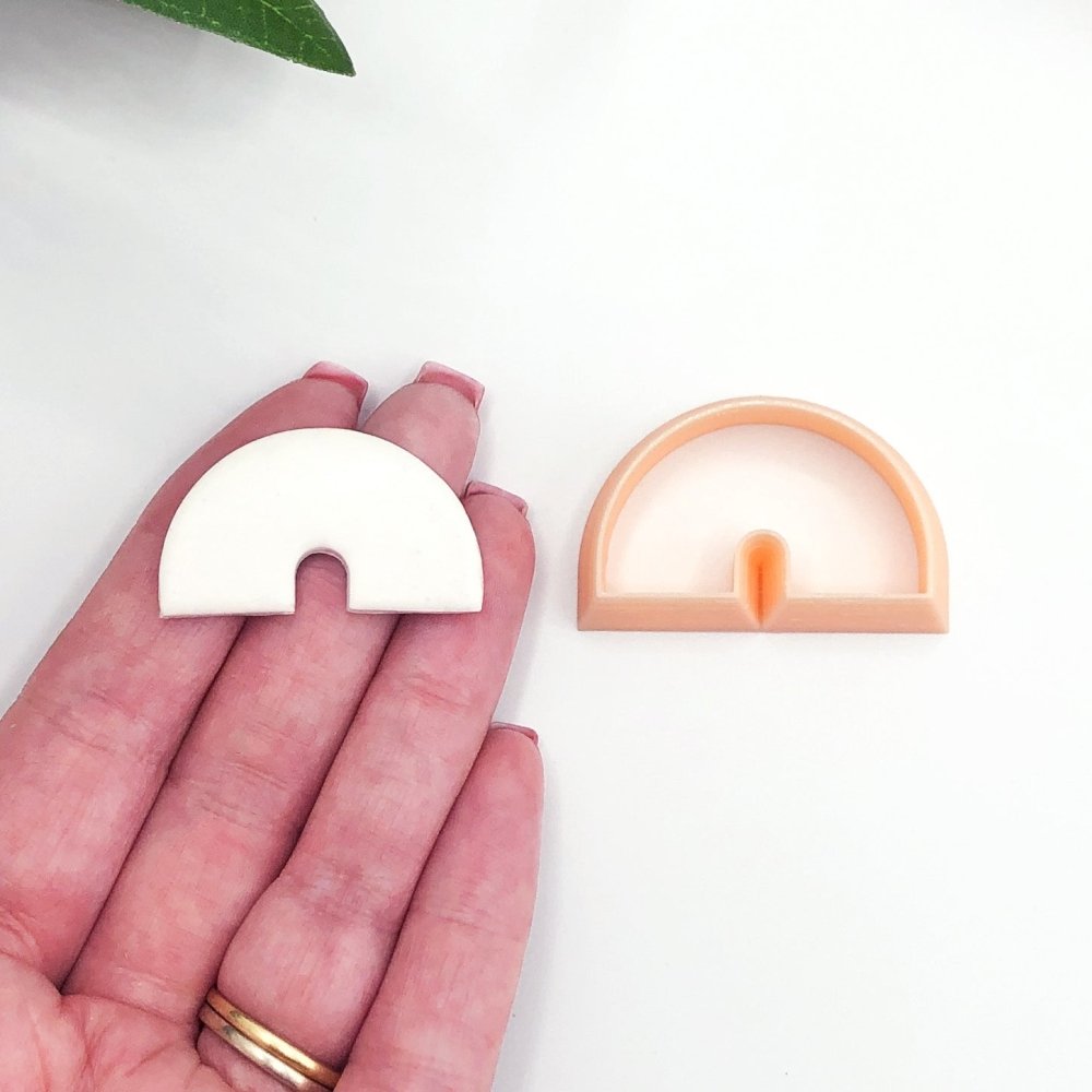 Chunk Arch Rainbow Polymer Clay Cutter - 