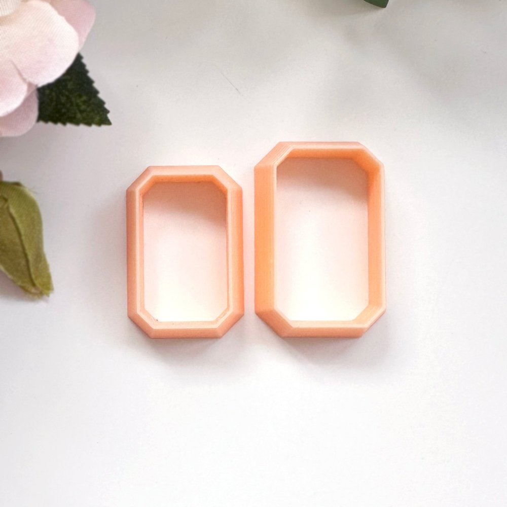 Faceted Rectangle Clay Cutter - 