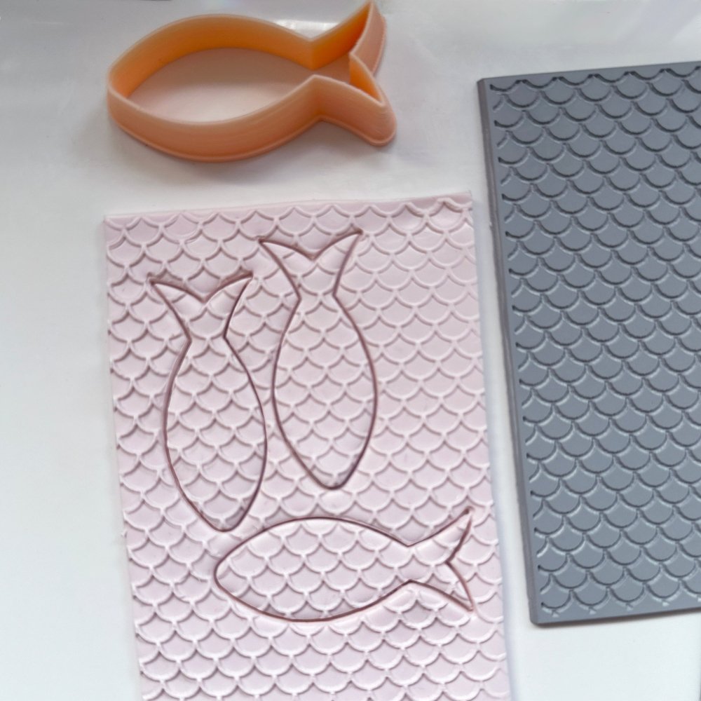 Fish Scales Texture Stamp - 