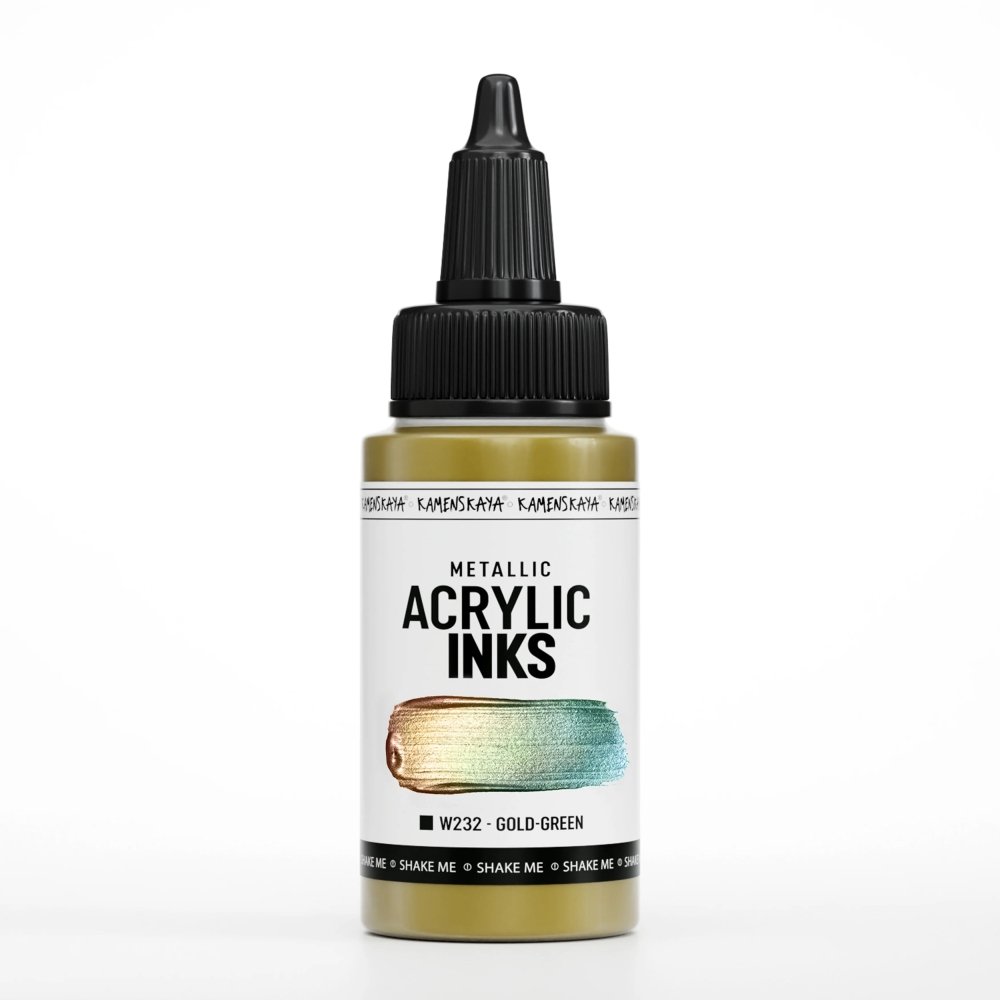 Kamenskaya Acrylic Ink 30ml | Chameleon Gold - Green - 