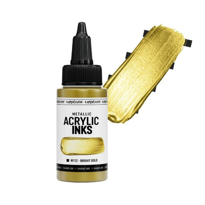 Kamenskaya Acrylic Ink 30ml | Metallic Bright Gold - 