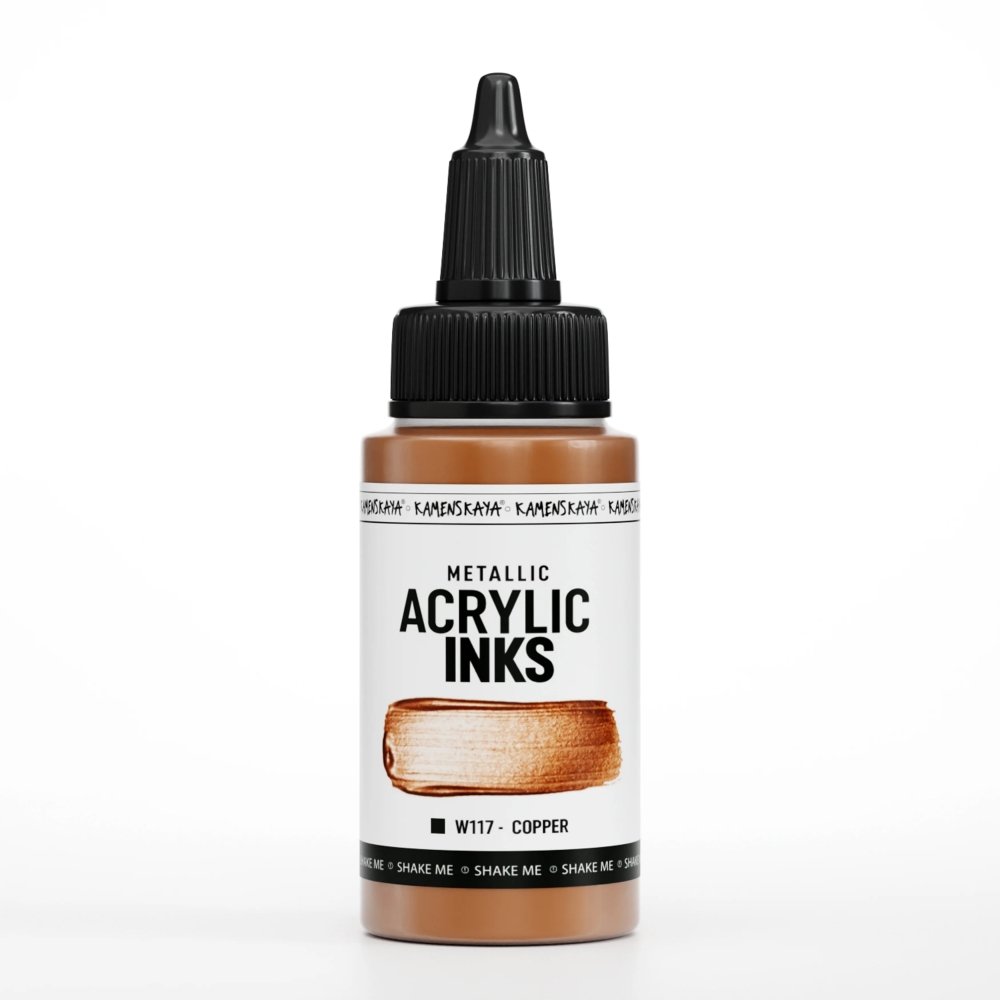 Kamenskaya Acrylic Ink 30ml | Metallic Copper - 