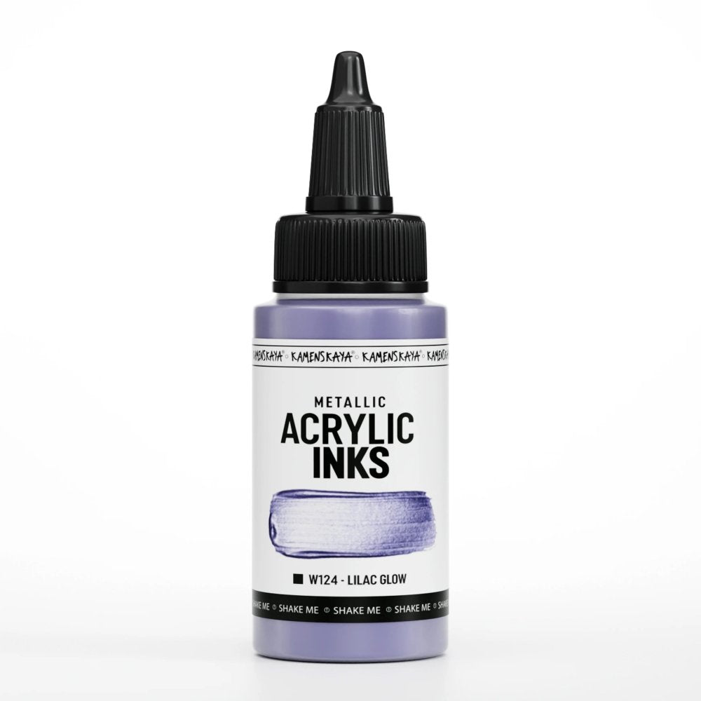 Kamenskaya Acrylic Ink 30ml | Metallic Lilac Glow - 