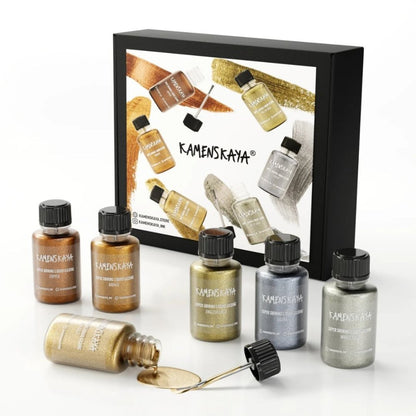 Kamenskaya Liquid Gilding Set | 6 Shades - 