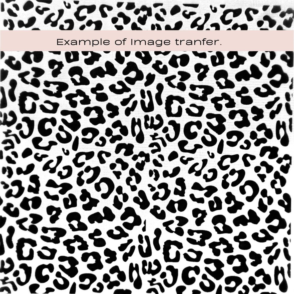 Leopard Print Silkscreen Stencil - 