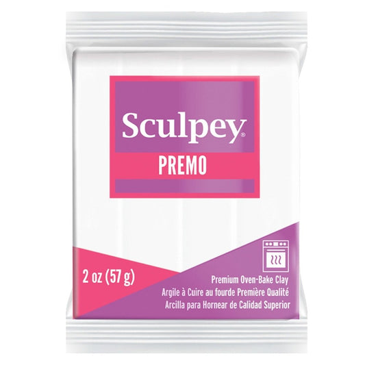 Sculpey Premo Polymer Clay | 57g - 5001 White - 