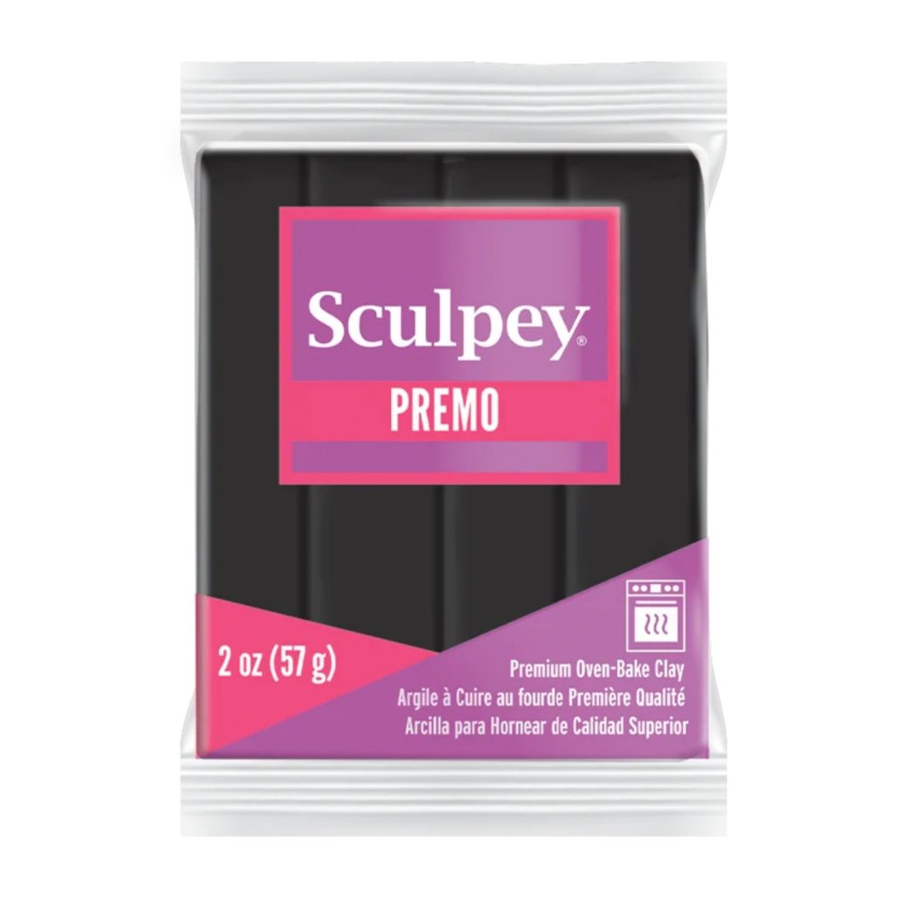 Sculpey Premo Polymer Clay | 57g - 5042 Black - 