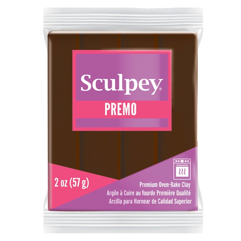 Sculpey Premo Polymer Clay | 57g - 5053 Burnt Umber - 