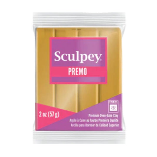 Sculpey Premo Polymer Clay | 57g - 5055 18K Gold - 