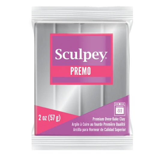 Sculpey Premo Polymer Clay | 57g - 5129 Silver - 