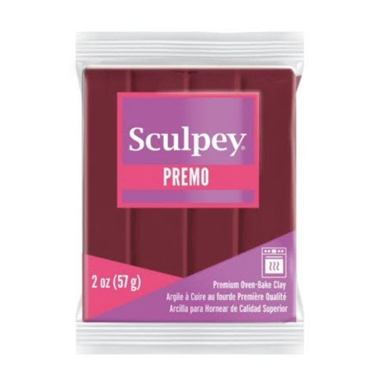 Sculpey Premo Polymer Clay | 57g - 5383 Alizarin Crimson Hue - 