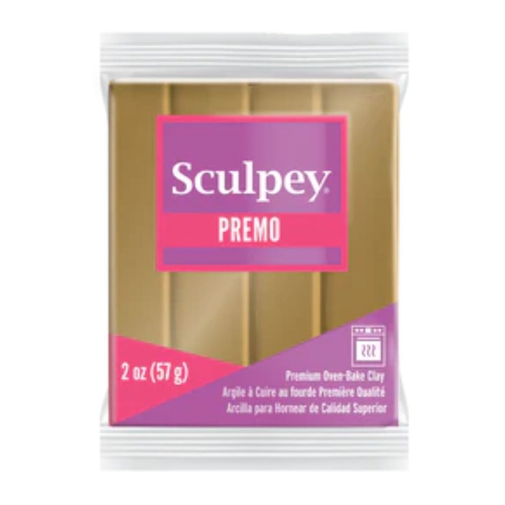 Sculpey Premo Polymer Clay | 57g - 5517 Antique Gold - 