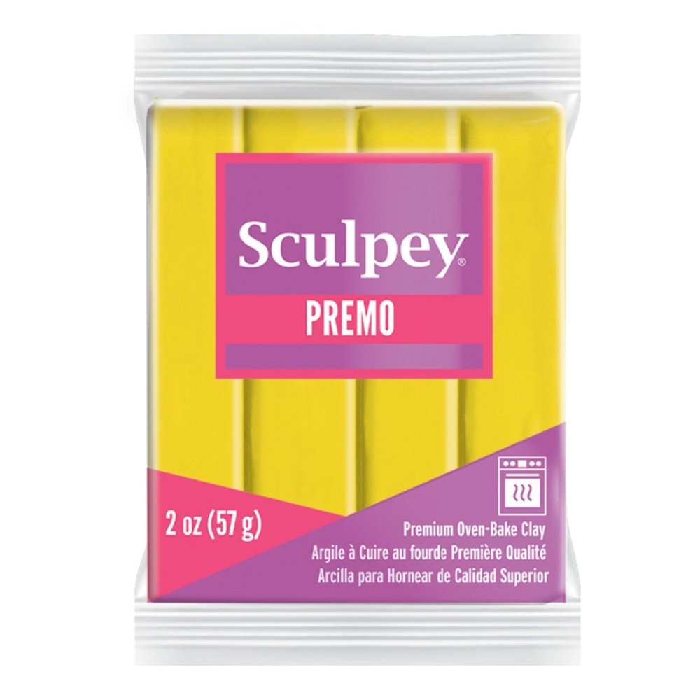 Sculpey Premo Polymer Clay | 57g - 5572 Cadmium Yellow Hue - 