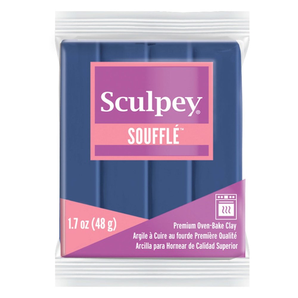 Sculpey Souffle Polymer Clay | 48g - 6011 Midnight Blue - 