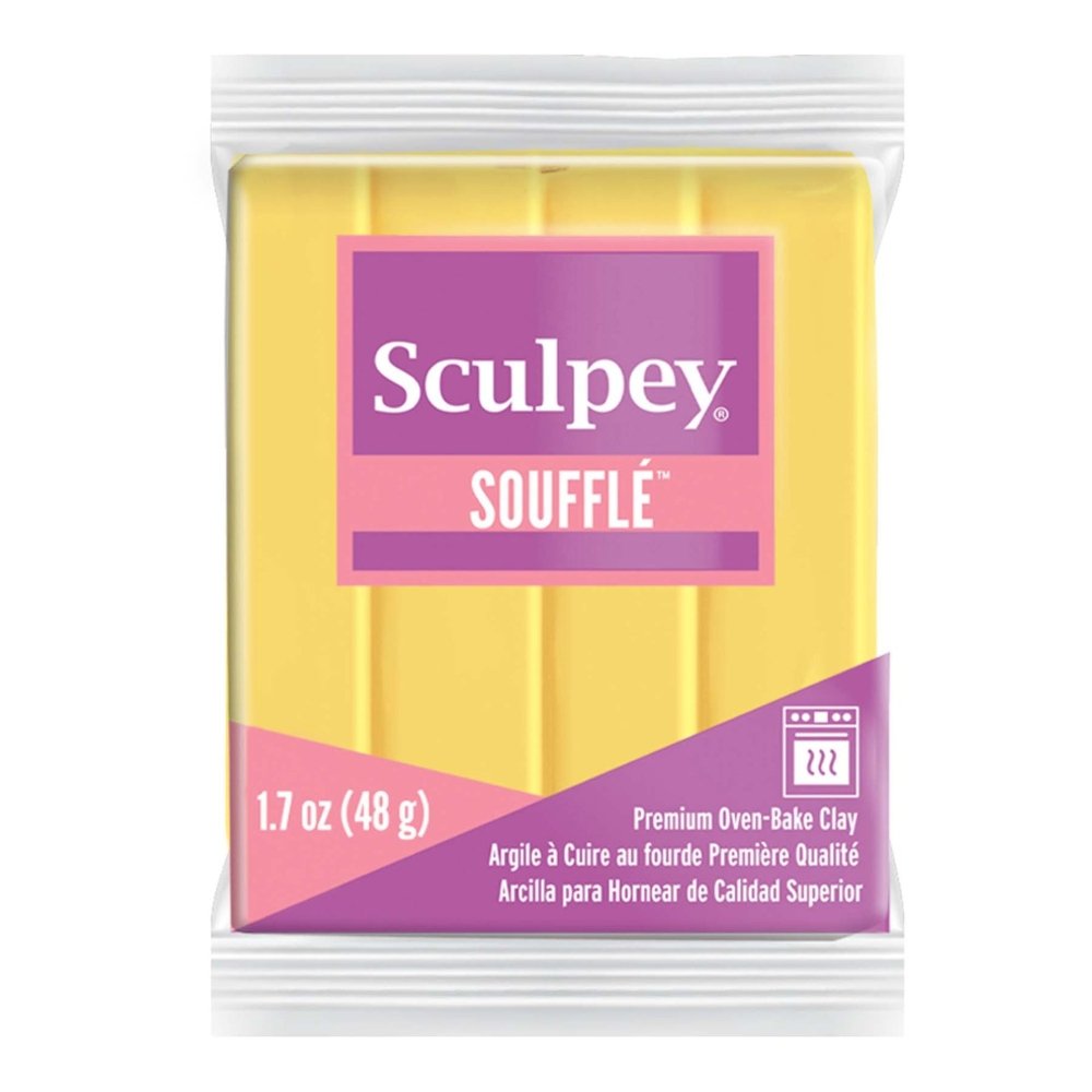 Sculpey Souffle Polymer Clay | 48g - 6072 Canary - 