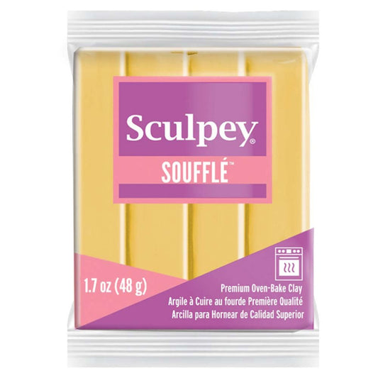 Sculpey Souffle Polymer Clay | 48g - 6521 Yellow Ochre - 