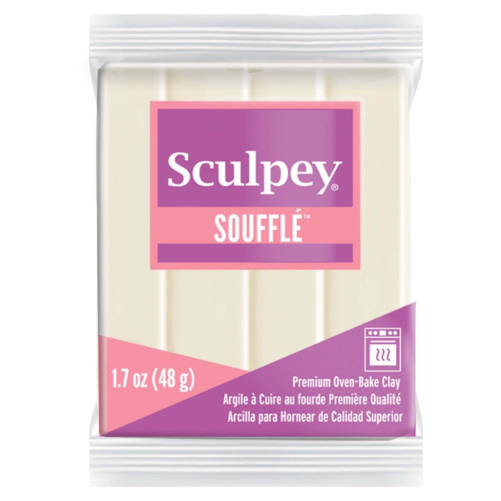 Sculpey Souffle Polymer Clay | 48g - 6647 Ivory - 