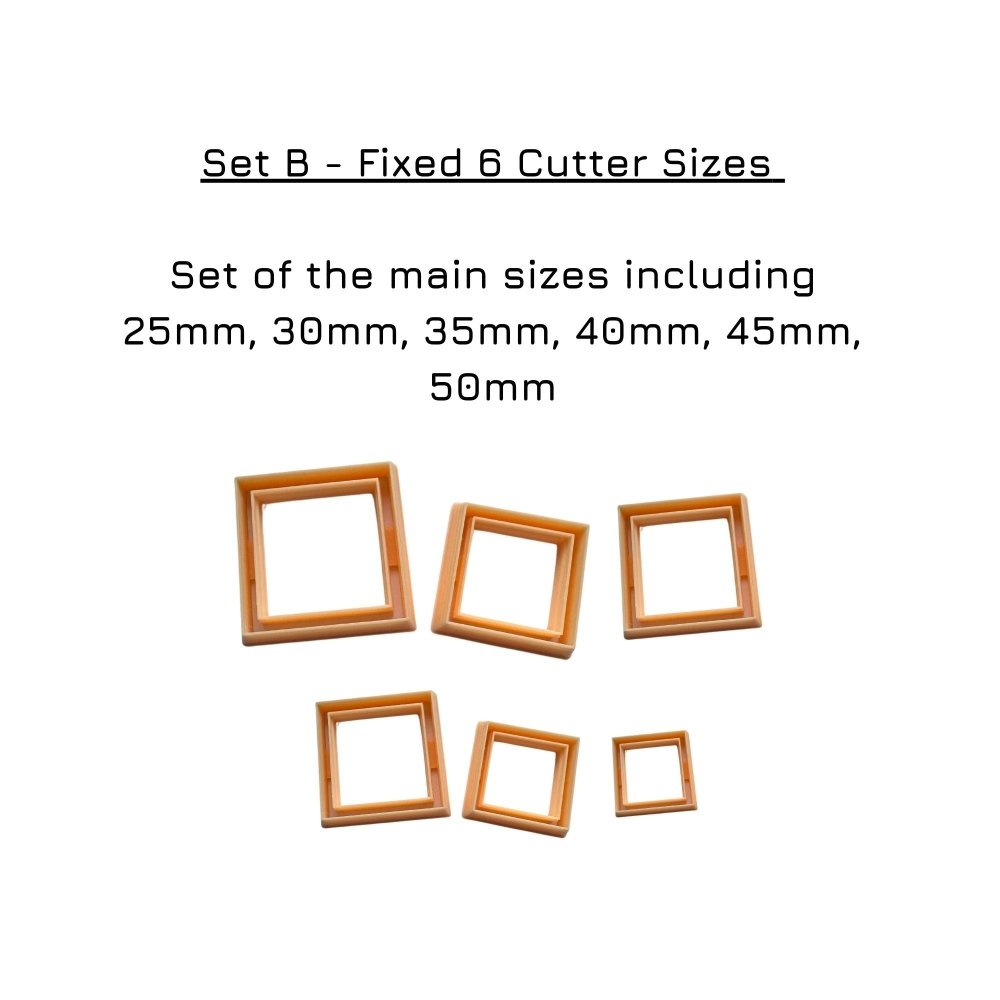 Square Frame | Border Polymer Clay Cutter - 
