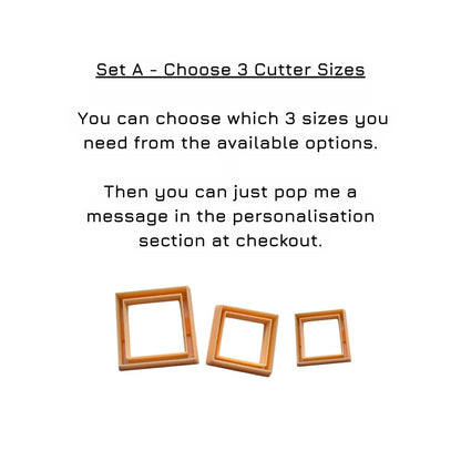 Square Frame | Border Polymer Clay Cutter - 